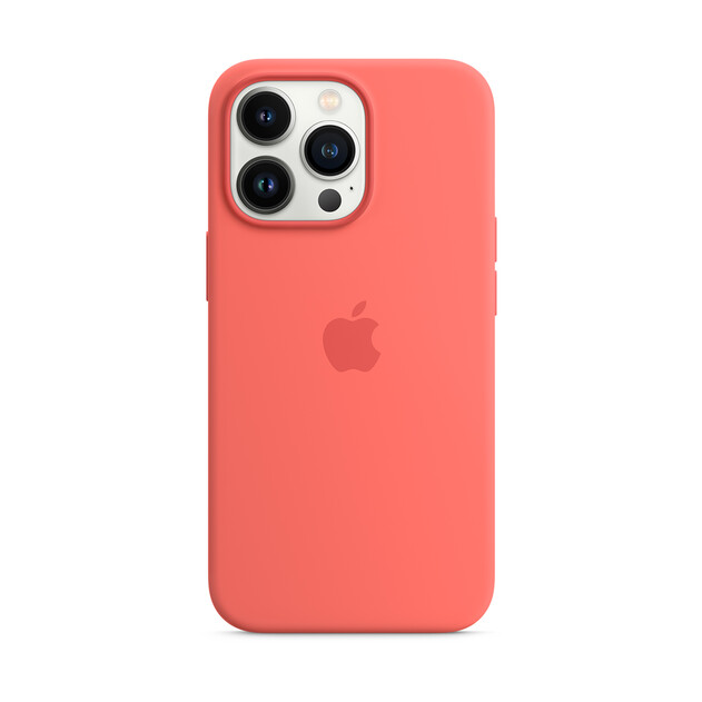 Apple iPhone 13 Pro Silikon Case mit MagSafe, pink pomelo