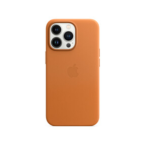 Apple iPhone 13 Pro Leder Case mit MagSafe, goldbraun&amp;gt;
