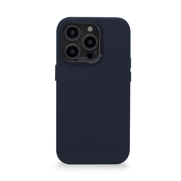 Decoded MagSafe Leder Backcover für iPhone 14 Pro, blau