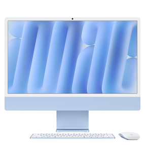 iMac 24&amp;quot; mit 4.5K Retina Display, M4 Chip 8-Core CPU und 8-Core GPU, 16GB, 256GB SSD, blau