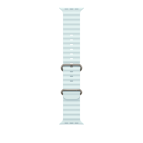 49 mm Ocean Armband Kristallblau – Titan Natur