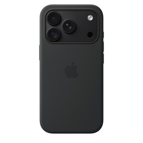 iPhone 18 Pro Silikon Case mit MagSafe - Schwarz