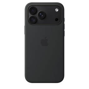 iPhone 18 Pro Max Silikon Case mit MagSafe - Schwarz